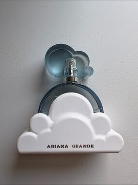 Ariana Grande White & Light Blue Cloud Perfume Bottle